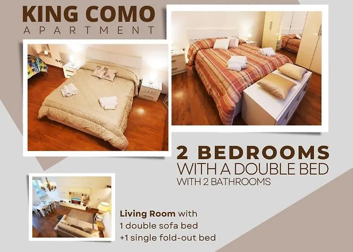 King Center 9 Posti Letto- Grande Terrazza - 2 Bagni Privati Апартаменты *